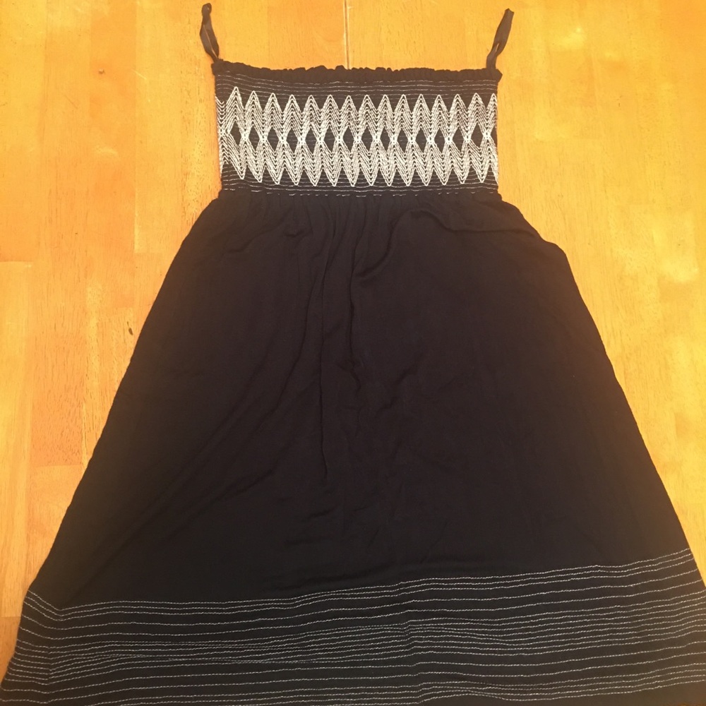 A black dress